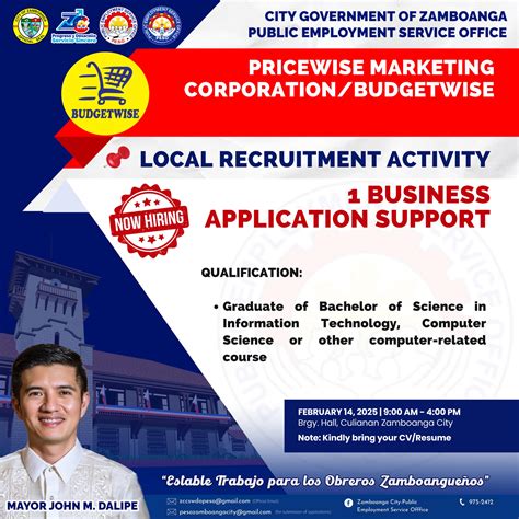 job hiring zamboanga city|Jobs in Zamboanga City .